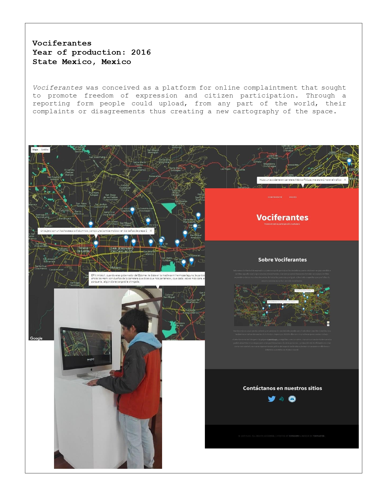 Vociferantes — carpeta de trabajo